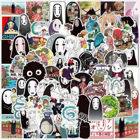 No Face || Anime || Vinyl Sticker Mix