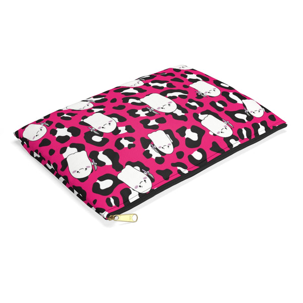 Pink Cheetah Animal Print Stabby Accessory Pouch || Starr Plans Exclusive