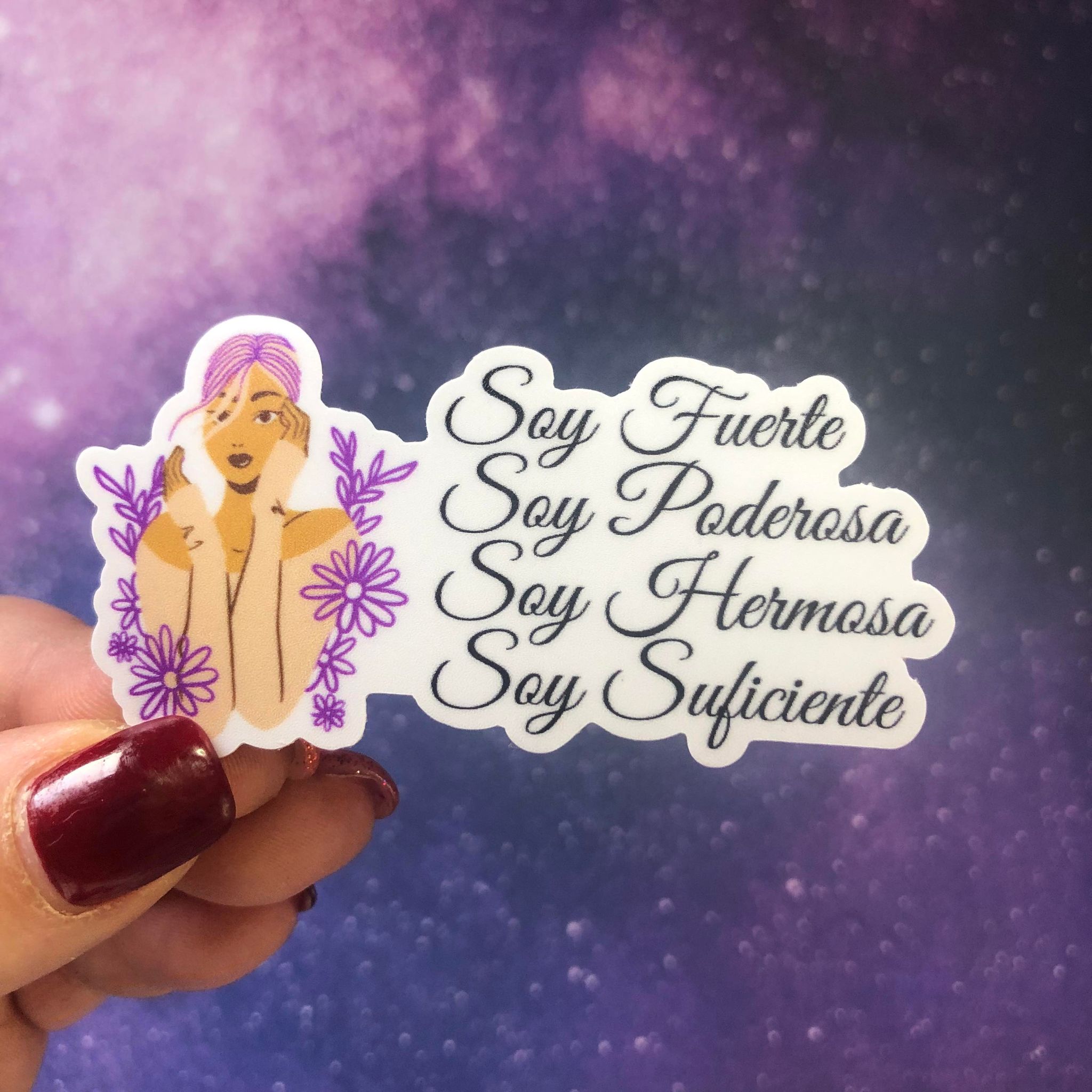 Spanish Affirmations Single Vinyl Sticker