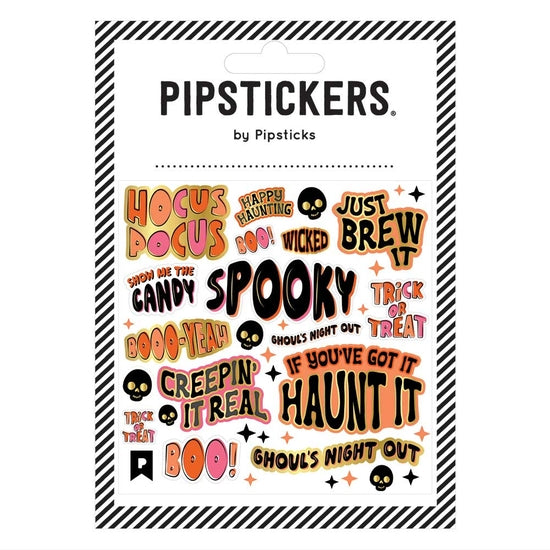 Creepy Catchphrases Sticker Sheet