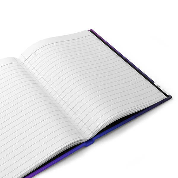Blue & Purple Stabby AOP Hardcover Journal Matte || Starr Plans Exclusive