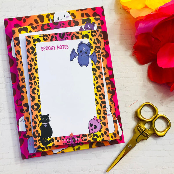 Stab List - Stabby to do - Sunset Cheetah Animal Print Notepad || Starr Plans Exclusive || Spooky