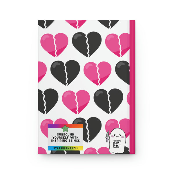 "Your Feelings Are Valid " Version 2 || Heart Break AOP Valentine Hardcover Journal Matte || Starr Plans Exclusive