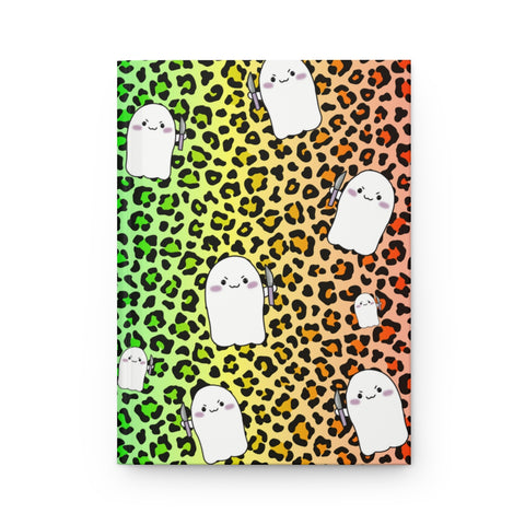 Mini Rainbow Animal Print Stabby Hardcover Journal Matte || Starr Plans Exclusive