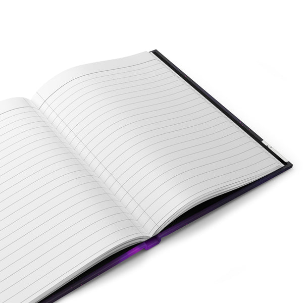 Purple Galaxy Stabby AOP Hardcover Journal Matte || Starr Plans Exclusive