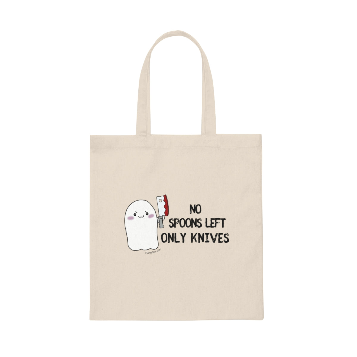 Bloody Stabby Canvas Tote Bag