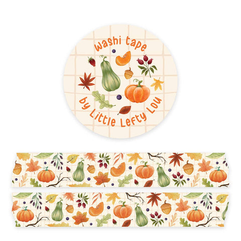 Pumpkins & Leaves Washi Tape