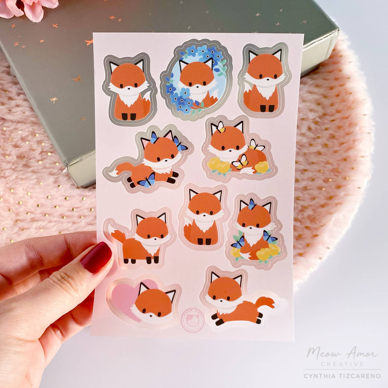 Fox Sticker Sheet