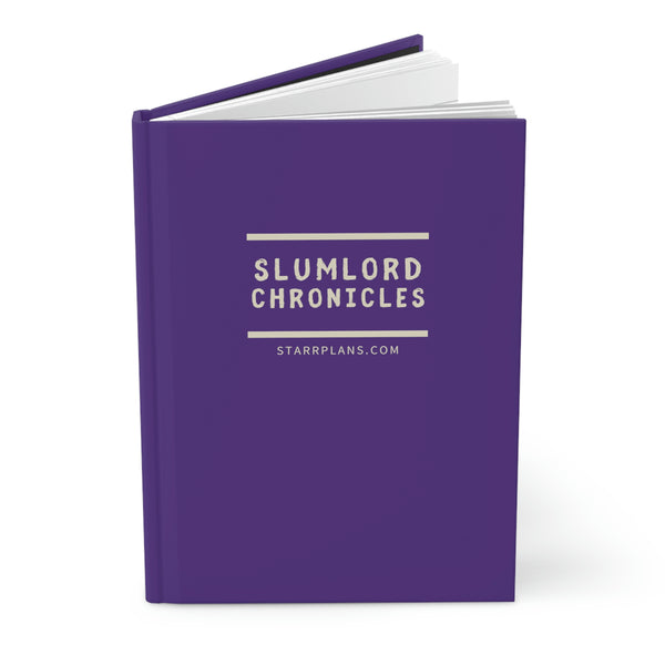 Slumlord Chronicles in Royal Purple || Hardcover Journal Matte || Starr Plans Exclusive