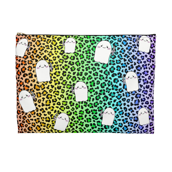 Mini Rainbow Animal Print Stabby Accessory Pouch || Starr Plans Exclusive