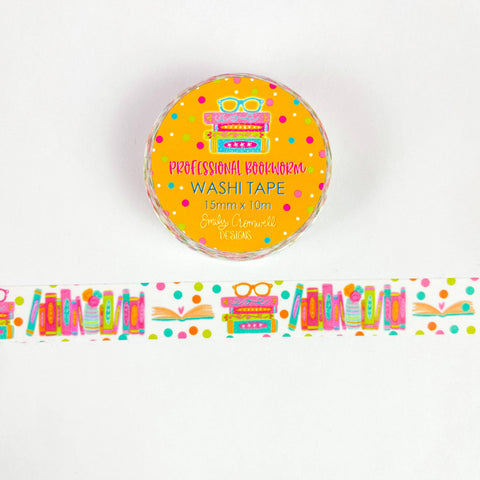 Professional Bookworm Washi Tape