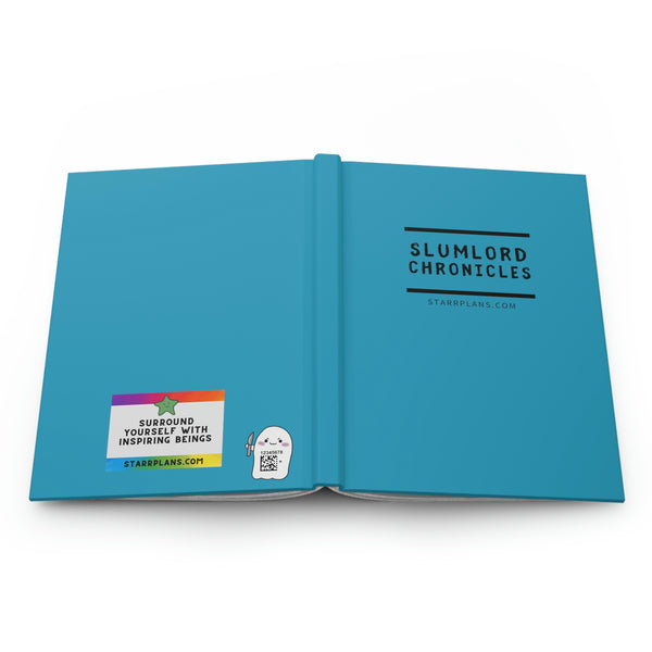 Slumlord Chronicles in Teal || Hardcover Journal Matte || Starr Plans Exclusive