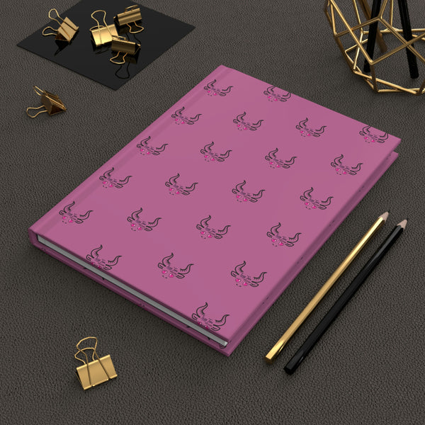 Izzy Toro Designs in Light Pink || AOP || Hardcover Journal Matte || Starr Plans Exclusive