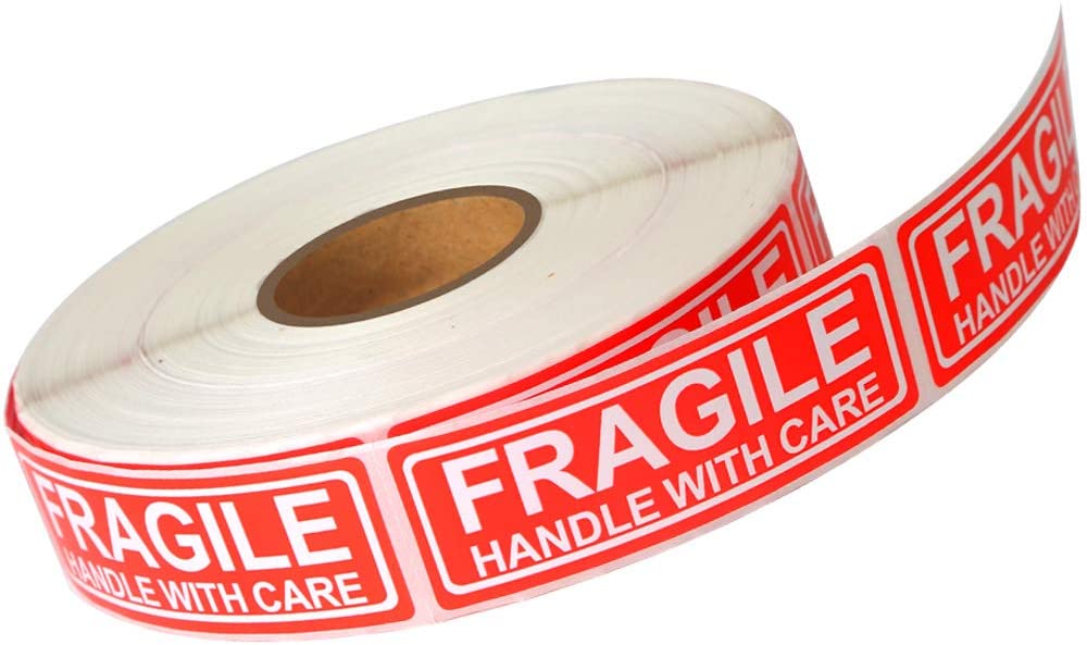 Happy Mail- Fragile - Handle with Care Shipping Stickers