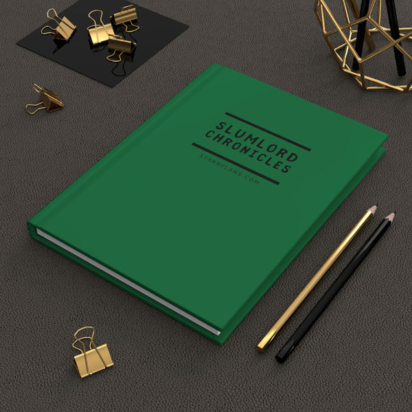 Slumlord Chronicles in Green || Hardcover Journal Matte || Starr Plans Exclusive