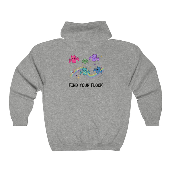 Find Your Flock Unisex Heavy Blend™ Full Zip Hooded Sweatshirt