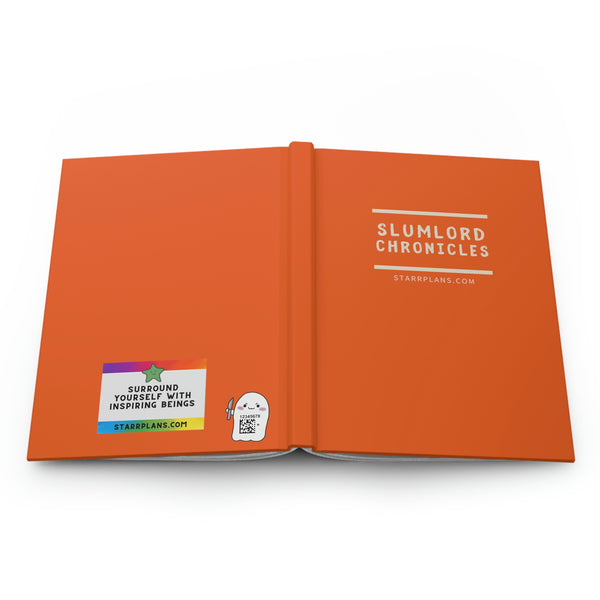 Slumlord Chronicles in Orange || Hardcover Journal Matte || Starr Plans Exclusive