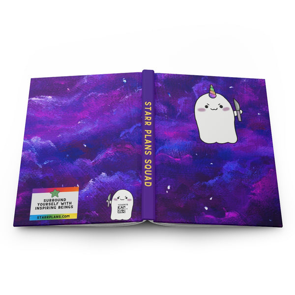 Celestial Galaxy Stabby- Corn || Stabbycorn Hardcover Journal Matte || Starr Plans Exclusive