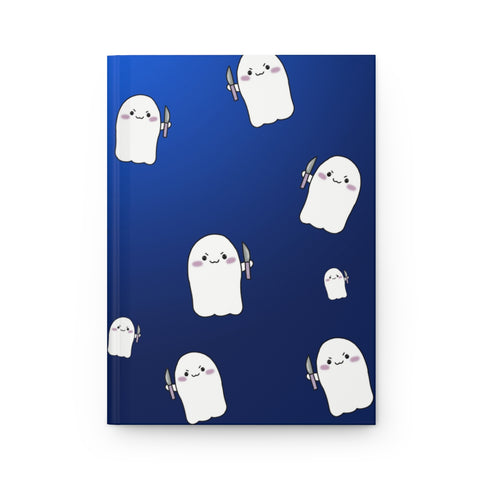 Blue Ombre Stabby AOP Hardcover Journal Matte || Starr Plans Exclusive