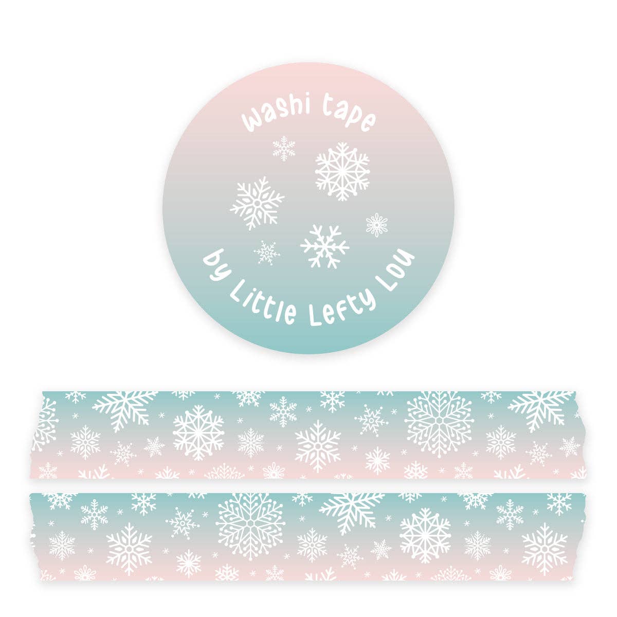 Snowflakes Washi Tape