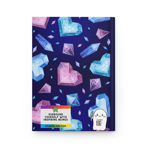 "Your Feelings are Valid"  Crystal AOP || Hardcover Journal Matte || Starr Plans Exclusive