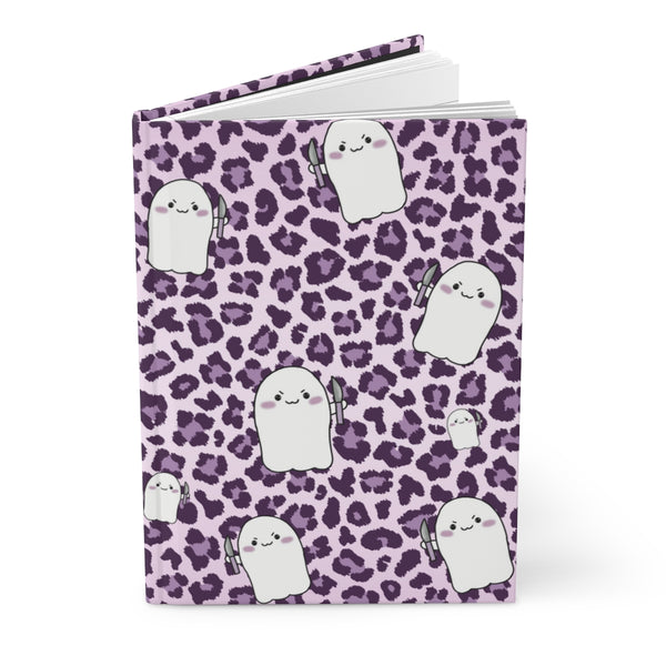 Purple Animal Print Rainbow Stabby Hardcover Journal Matte || Starr Plans Exclusive