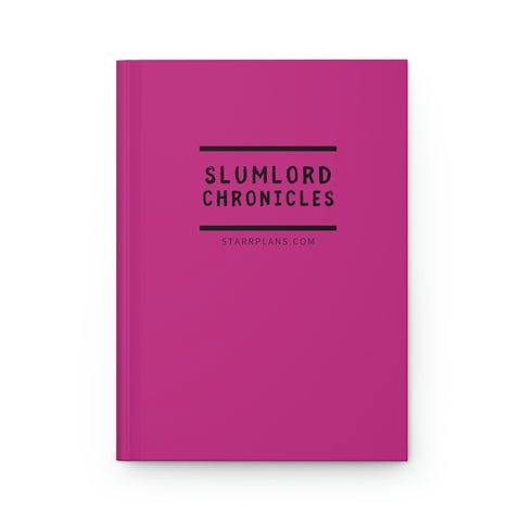 Slumlord Chronicles in Pink || Hardcover Journal Matte || Starr Plans Exclusive