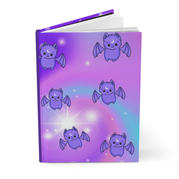 Pastel Galaxy Batty AOP "Chaos Coordinator"  Hardcover Journal Matte || Starr Plans Exclusive