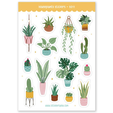 Houseplants Stickers (S011)