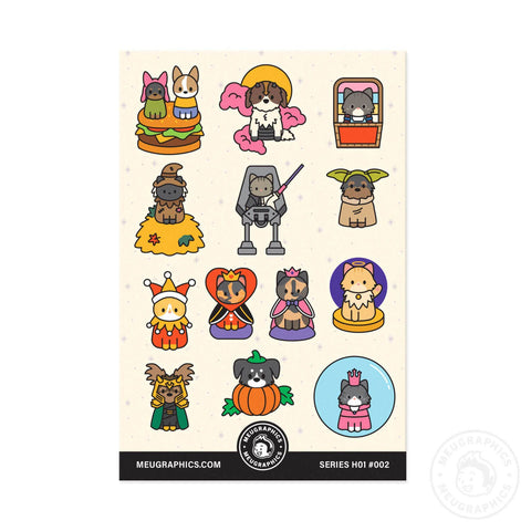 Halloween Series #002 Vinyl Sticker Sheet