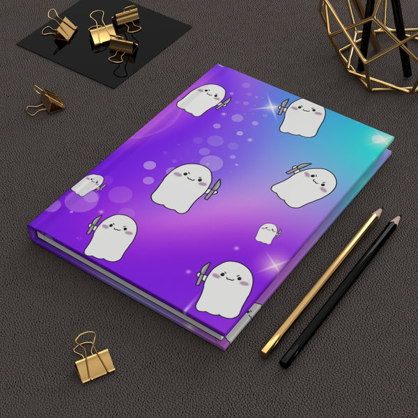 Pastel Goth Galaxy Stabby AOP Hardcover Journal Matte || Starr Plans Exclusive