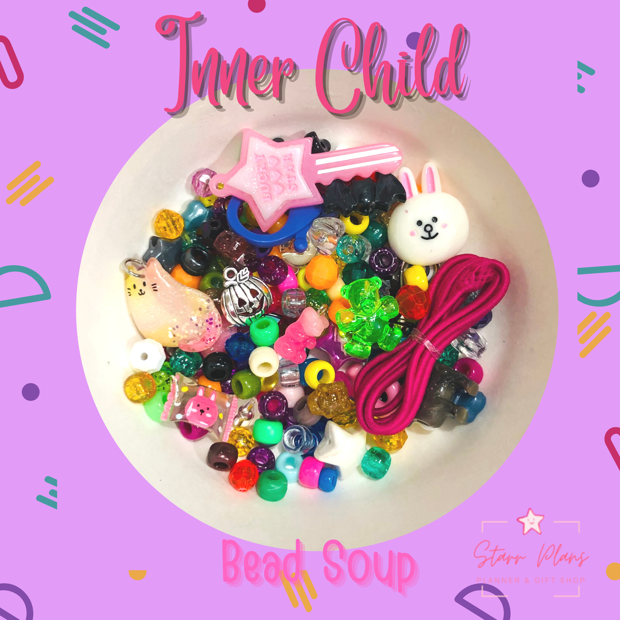Bead Soup || Inner Child || Kawaii Y2K Throwback ||  Bead Mixes || Crafts & Jewelry || Kids Crafts