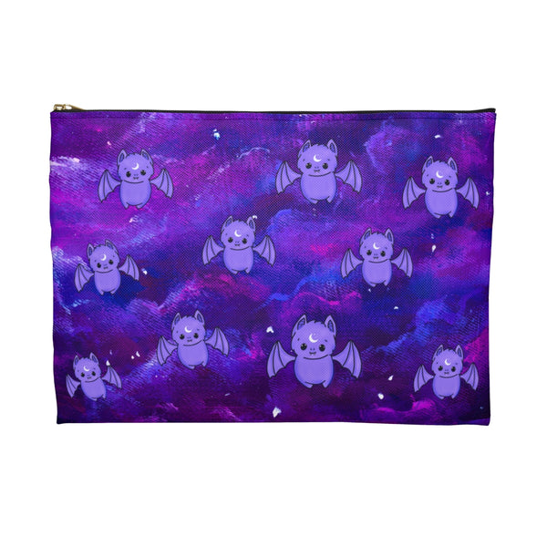 Celestial Galaxy Pastel Goth Batty Accessory Pouch || Starr Plans Exclusive