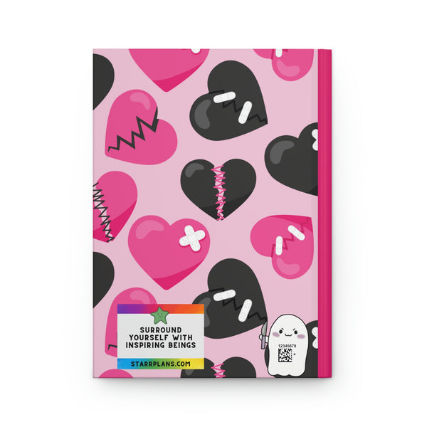 "Your Feelings Are Valid" Heart Break AOP Valentine Hardcover Journal Matte || Starr Plans Exclusive