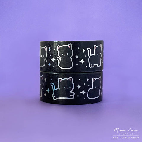 Void Cat Holographic Foil Washi Tape
