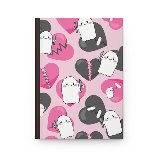 "Fuck Around & Find Out" Trauma Stabby AOP Anti Valentine Hardcover Journal Matte || Starr Plans Exclusive