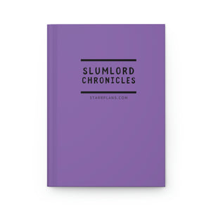 Slumlord Chronicles in Lavender|| Hardcover Journal Matte || Starr Plans Exclusive