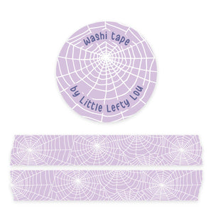 Spiderweb Purple Washi Tape