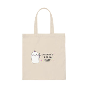 Stabby-Corn  Canvas Tote Bag