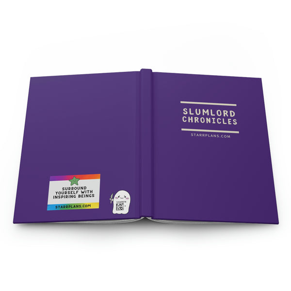 Slumlord Chronicles in Royal Purple || Hardcover Journal Matte || Starr Plans Exclusive