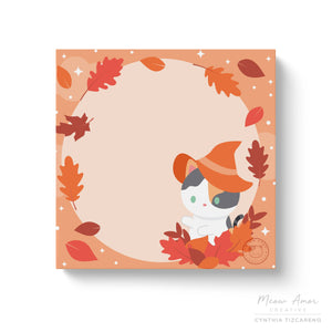 Post It Notes Autumn Witch Sticky Notes