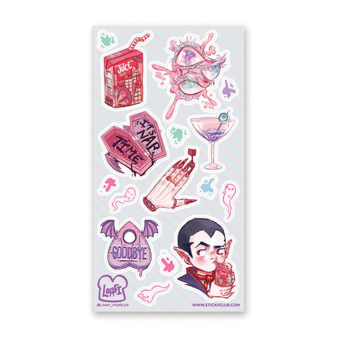 Sweet Creatures of the Night 1 Sticker Sheet