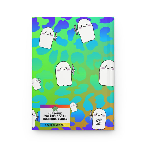 Bright Rainbow Animal Print Stabby Hardcover Journal Matte || Starr Plans Exclusive