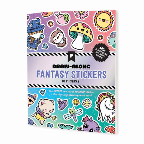Pipsticks - Draw-Along Fantasy Sticker Book