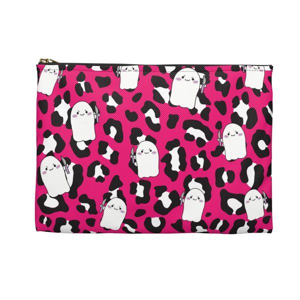 Pink Cheetah Animal Print Stabby Accessory Pouch || Starr Plans Exclusive