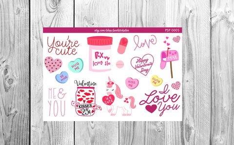 Valentines Day Stickers, Valentines Stickers, V Day Stickers, Love Stickers, Girly Stickers, Girly Love Stickers, Valentines Day, Vday