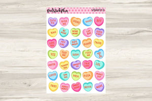 Valentines Day Stickers, Valentines Stickers, Valentines Hearts Stickers, Love Stickers, Valentine Sticker, Girly Stickers, Valentines Day