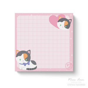Post It Notes Calico Kitty Sticky Notes