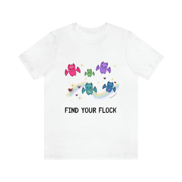 Find your flock Unisex Jersey Short Sleeve Tee || Starr Plans Exclusive