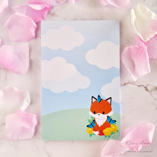 Spring Fox Notepad